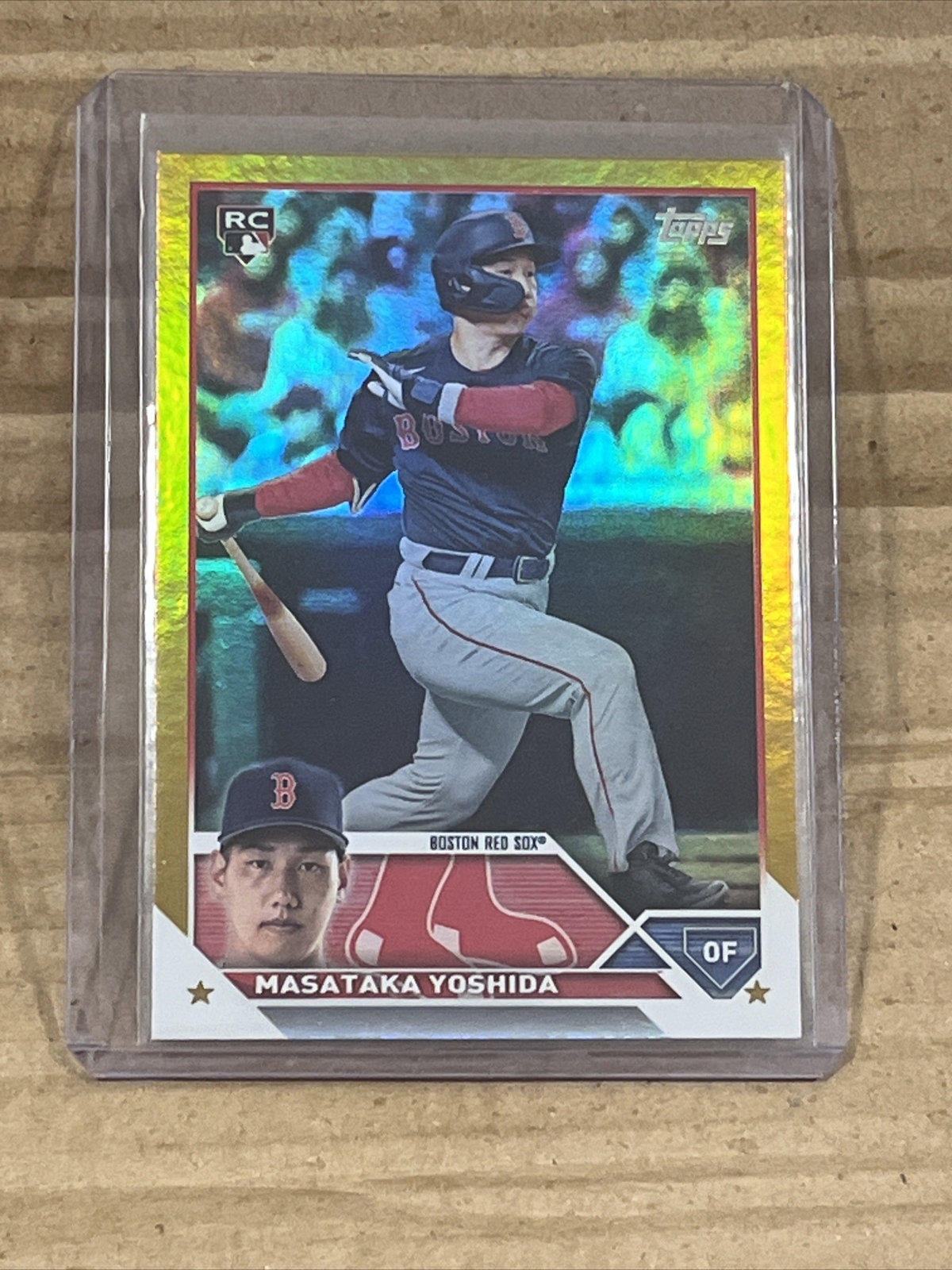 2023 Topps Masataka Yoshida Gold Foil Parallel SP Rookie RC #471 Boston Red Sox