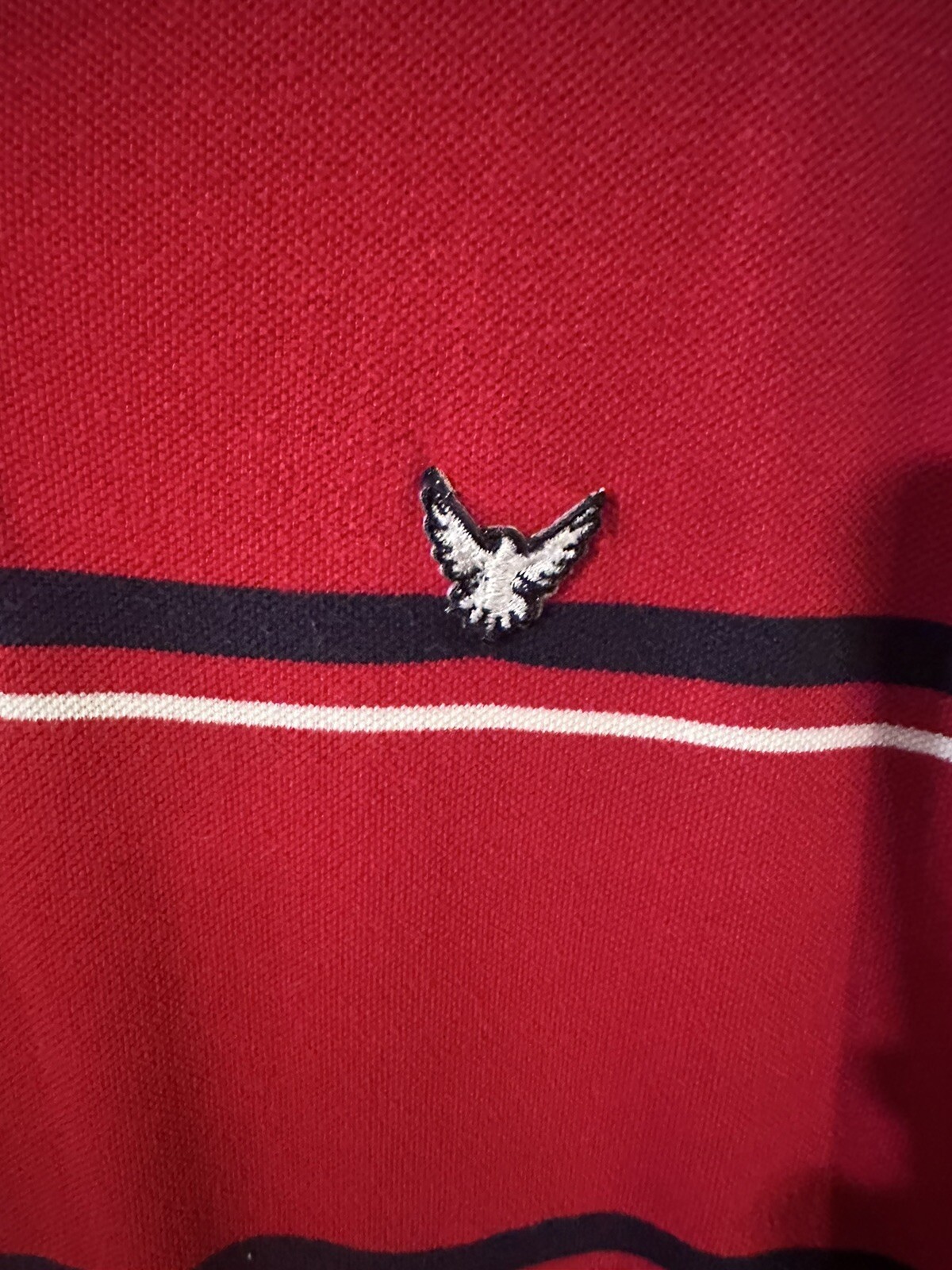 Company 81 Polo Y2K Shirt Men’s XL Red Striped Retro Hip Hop Golf Preppy Casual image 5