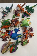 sand animal key chains lizard turtle frog new 12pieces assorted $1.50 Each