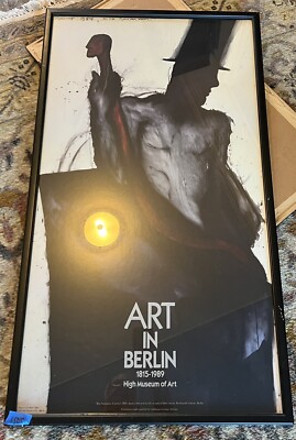 Max Neumann Poster High Museum Atlanta Art in Berlin 1989 Dark Expressionism