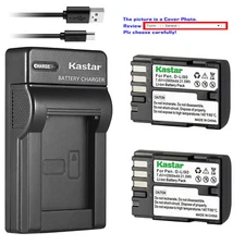 Kastar Battery Slim USB Charger for Pentax D-Li90 & Pentax K-3 Mark III Camera