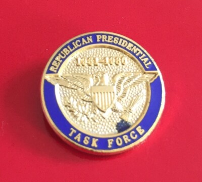 Pin Republican Presidential Task Force 1981-1986