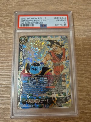 Son Goku Peace Resolution Secret Rare *PSA 10* Dragon Ball Super
