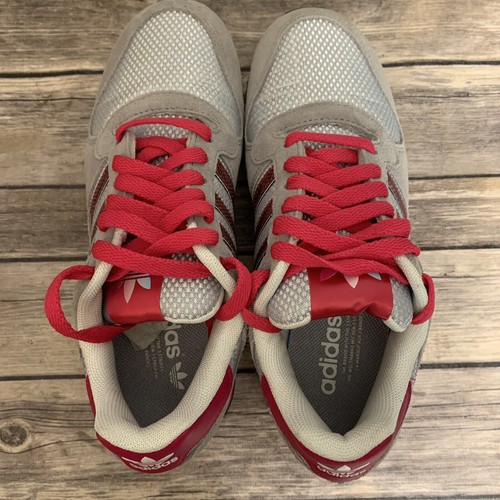 ZAPATOS DEPORTIVOS ADIDAS ORIGINALES MUJER RARO ZXZ GRIS Y ROSA TALLA 7.5 - Imagen 6 de 7