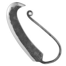 Hand Forged High Carbon Steel Pizza Cheese Knife Long Blade Antique  Medieval