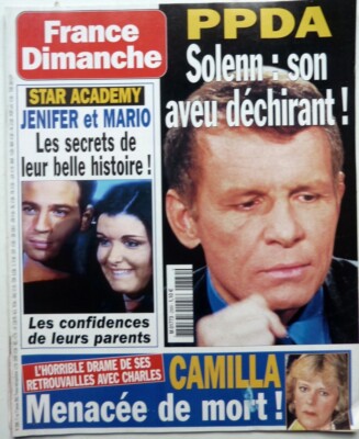 2002: ELODIE GOSSUIN Miss EUROPE_JENIFER_KAREN MULDER_JEAN FERRAT_FAUSTO COPPI