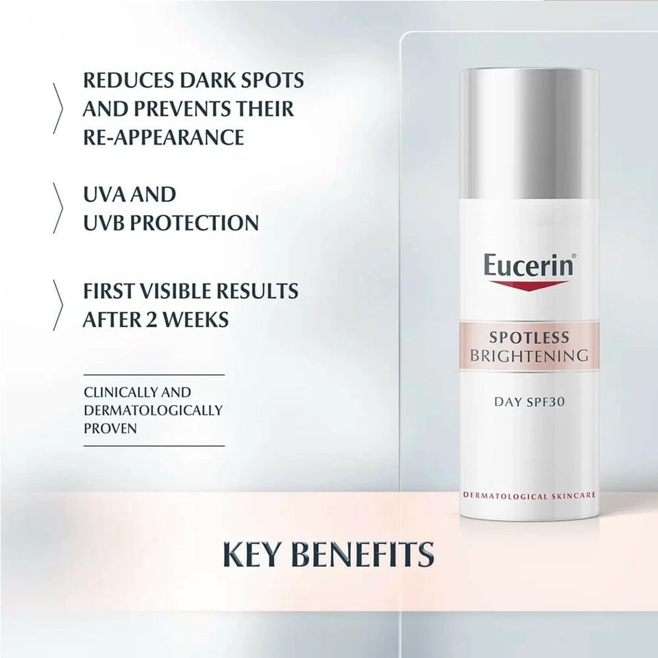 EUCERIN Líquido Iluminador Día Impecable Ultra Blanco FPS30 50 ml Dermatológico Foto 2 de 4