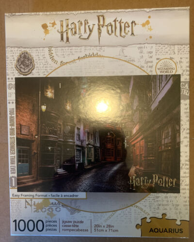Harry Potter Diagon Alley 1,000-Piece Puzzle Brand New Sealed - Picture 1 of 5