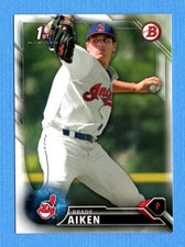 2016 Bowman Prospects #BP7 Brady Aiken Indians