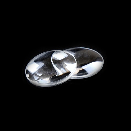 2Pcs Cardboard Virtual Reality VR BiConvex Lenses Only 25mm x 45mm^PI - Zdjęcie 3 z 6