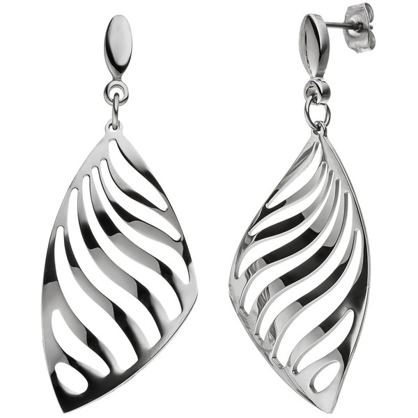 OhrhäNger HäNgerstecker Ohrringe Ohrschmuck Schmetterling FlüGel Aus Edelstahl-image
