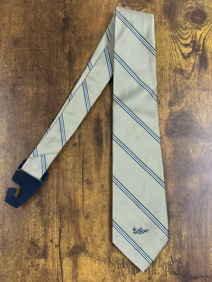 Brooks Brothers South Florida Bulls Striped USF Tie 100% Silk Men's Necktie 58''