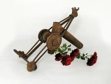 Antique Rusty Metal Bike Saddle Skeleton Art Craft Steampunk Primitive Decor