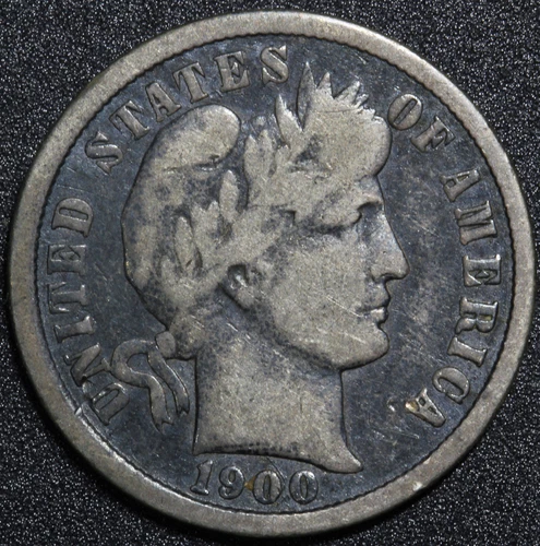 1900 Barber 10¢  VG+