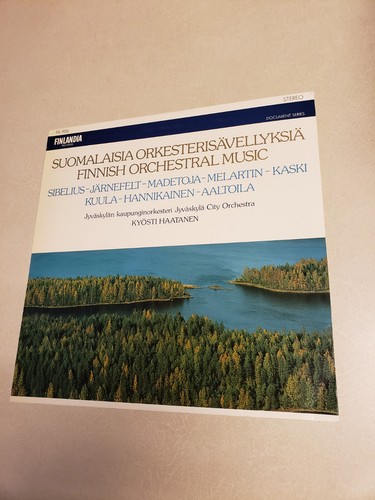 KYOSTI HAATANEN : CONDUCTOR, JYVASKYLA CITY ORCHESTRA (LP, 1982 FINLANDIA/ NM  - Picture 1 of 9