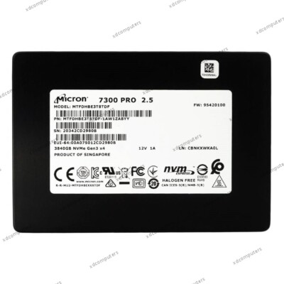 Micron 7300 PRO 3.84TB SSD 2.5
