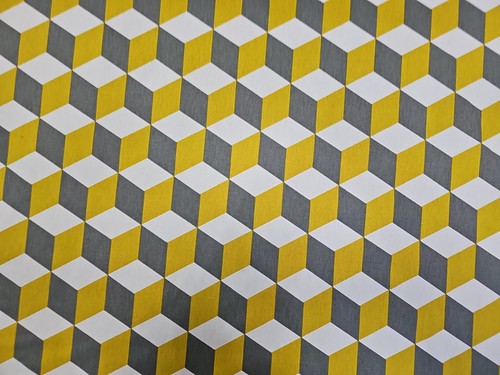 Cube saffron Fabric By Prestigious Textiles - Picture 4 of 5