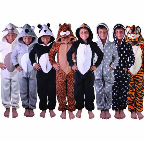 Zebra Kids Dieren Onesie 120/130