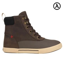 XTRATUF MEN'S 6" LEATHER LACE ANKLE DECK BOOTS LAL900 - ALL SIZES - SALE