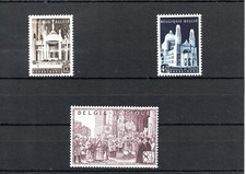 TIMBRE BELGIQUE 1952 N°876/878 NEUF** MNH