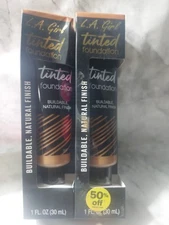 LA Girl Tinted Foundation GLM764 Almond ( Lot Of 2)