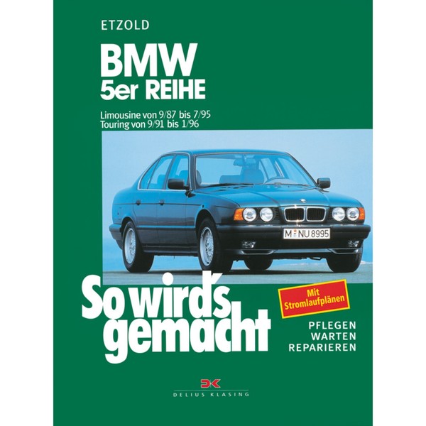 Bmw 5Er Touring Typ E34 1991-1996 So Wirds Gemacht Reparaturanleitung Etzold-image