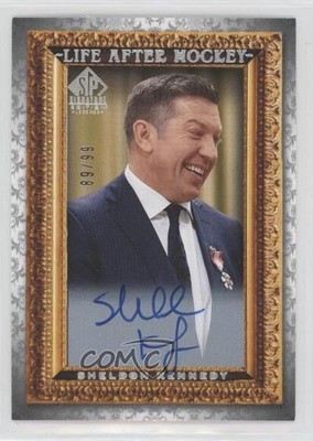 2020-21 Upper Deck SP Signature Edition Legends 89/99 Sheldon Kennedy Auto mq5