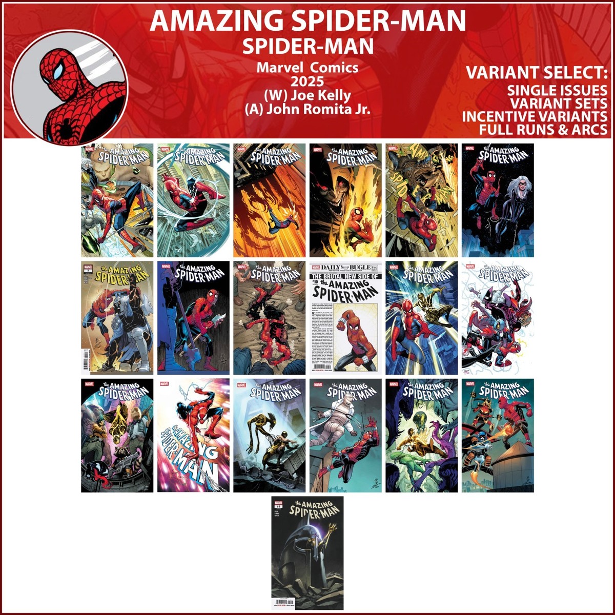 Amazing Spider-Man (2025) #1-12 13 14 15 16 17 18 19 Marvel Comics