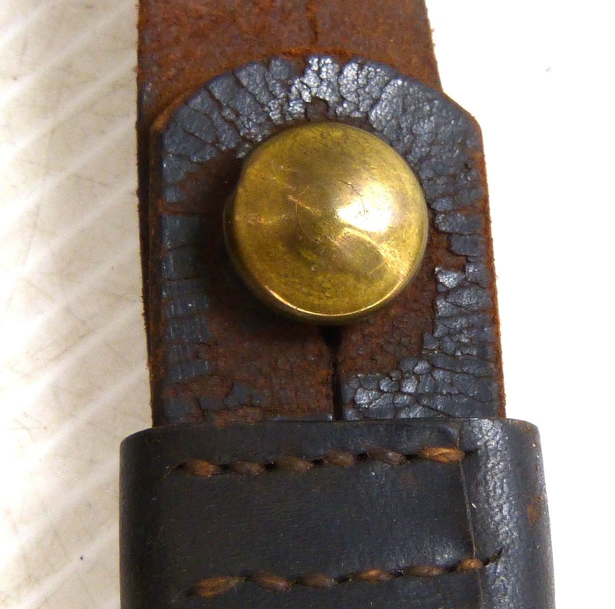 Beautiful Antique Model 1851 Eagle Belt Plate W Leather Belt / Hangers M1851