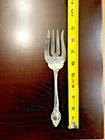 Vintage Reed and Barton  Cameo Sterling Silver Cold Meat Fork 8 1/2" Serving