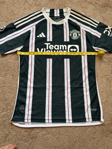 Maglia maglia calcio Manchester United FC 2023/2024 away Adidas uomo grande - Foto 8 di 10