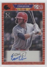 2021 Leaf Pro Set Metal 1989 Red Wave Ethan Wilson #PA-EW1 Auto gp1