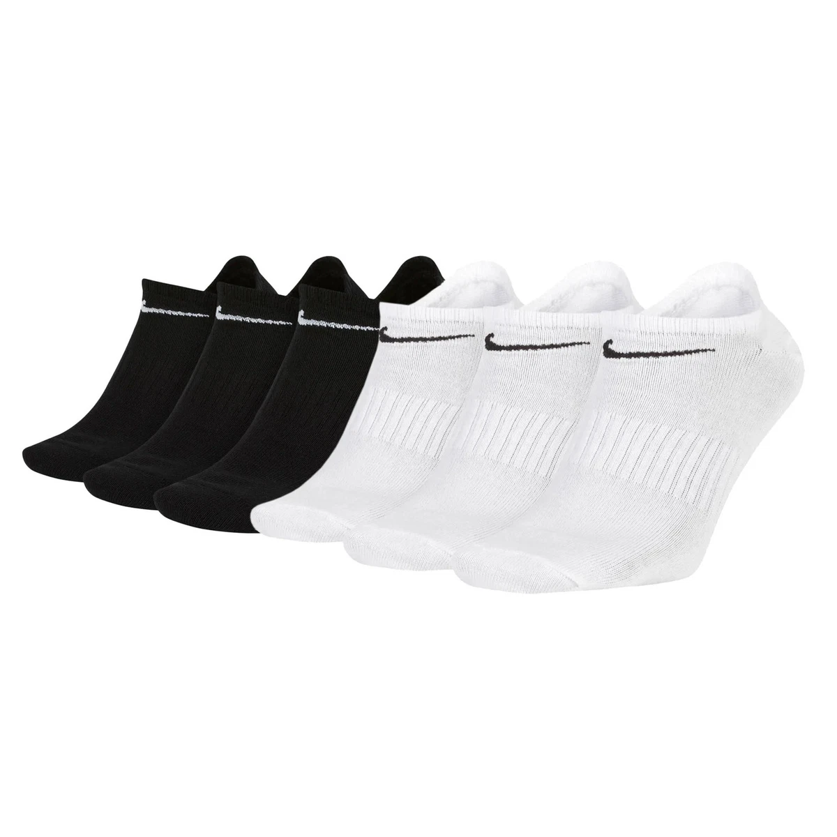 NIKE Unisex 6er Pack Sneaker Sportsocken - Everyday, Lightweight No Show, ein...