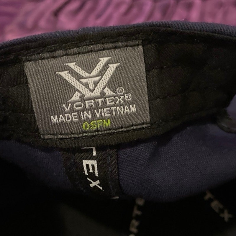 Vortex Optics Baseball Cap Hat Adjustable Blue/Gr… - image 9