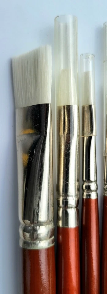 7 pinceles redondos brillantes Robert Simmons White Sable Artist nuevos Foto 4 de 4