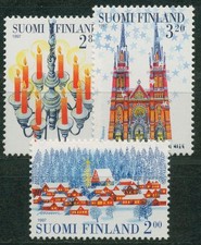 Finlandia 1997 Natale Chiesa Helsinki 1411/13 MNH