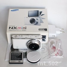 Samsung NX Mini 20.5MP Digital Camera - White Kit w/NX-M 9mm Lens 7001DYH 