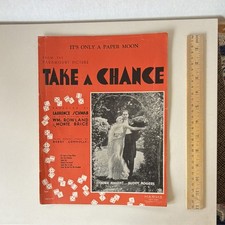It's Only a Paper Moon Piano Sheet Music Take a Chance Musicals Harms Inc.