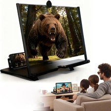 Screen Magnifier for Cell Phone,3D HD Mobile Phone Magnifier Projec Screen