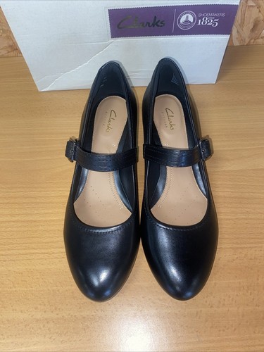 ZAPATOS CLARKS ARTESANALES DNY FECHA MARY JANE NEGROS PARA MUJER U.K. 7 FIT E - Imagen 5 de 9