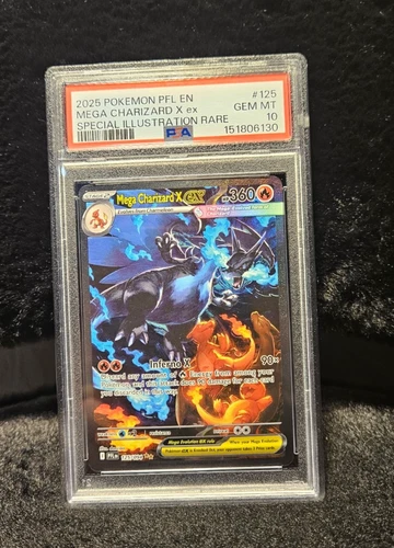 Mega Charizard X ex 125/094 PSA 10 English
