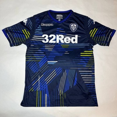 Kappa Leeds United 2018-19 Away Football Shirt Jersey Soccer Kits Size XL