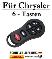 1x Ersatz Autoschlüssel Gehäuse für Chrysler 6-Tasten PKW Fernbedienung - KS06