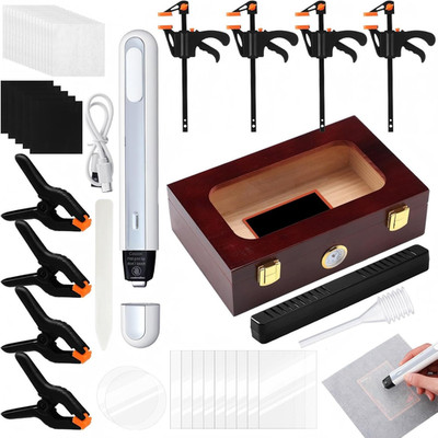 Trade Card Flattening Kit Sports Card Cleaning Kit Include 1 Moisturizing Box 2