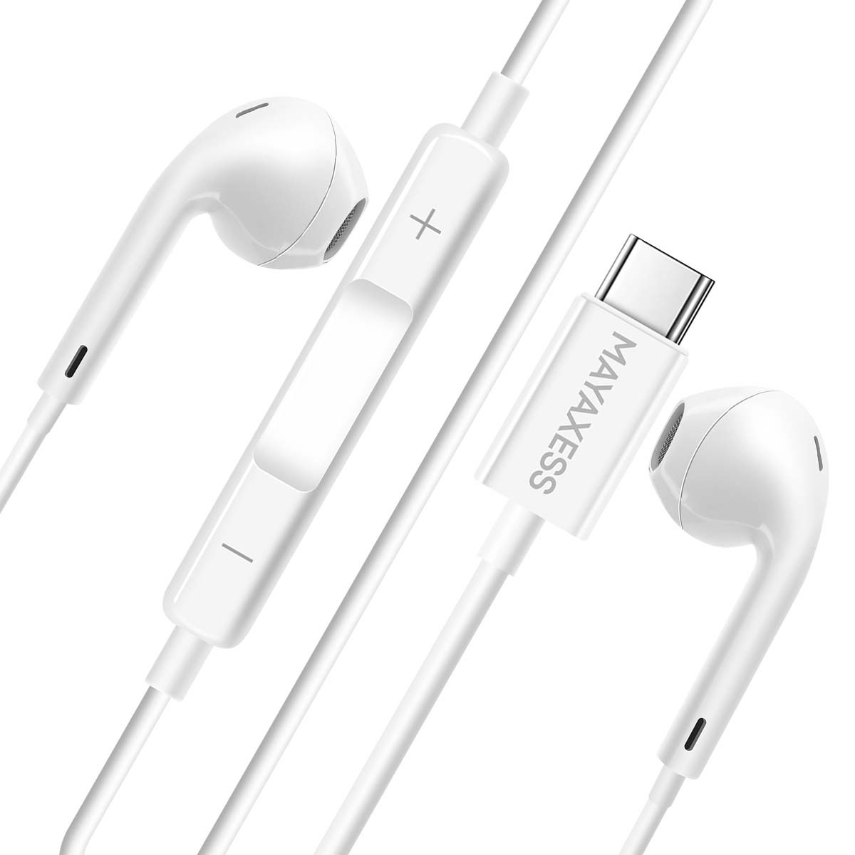 Casque USB-C Mayaxess micro écouteurs filaires Galaxy S25 Edge