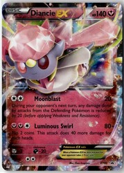Diancie EX XY43 XY Black Star Promo Holo