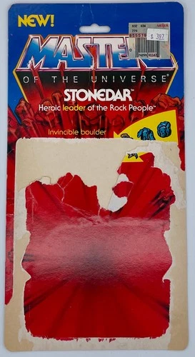 Stonedar MOTU Vintage Full Cardback Mattel 1986 Mexico Variant He-Man Card Back