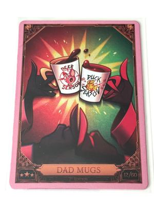 ハズビンホテル DAD MUGS foil 1st ed トレカ　アラスター Hazbin Hotel Card Pink Foil Season 2 2nd Edition 12/60 Dad Mugs