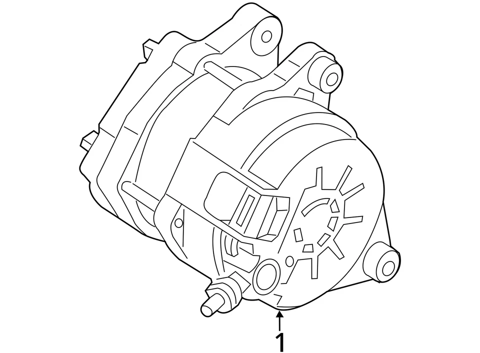 Alternator 6 Speed VIN 7 8th Digit Fits 12-13 MAZDA 3 1792526 - Изображение 4 из 4