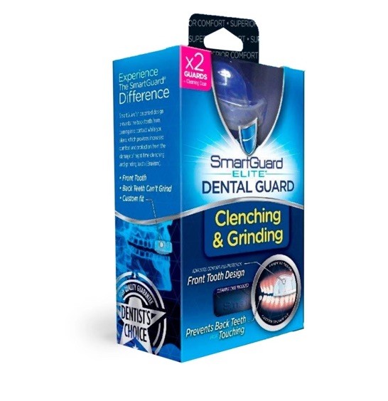 Dental Smartguard Guard ELITE (2 Guards 1 Travel case) Front tooth Design.